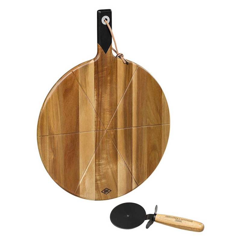 Pizza Cutter And Serving Board