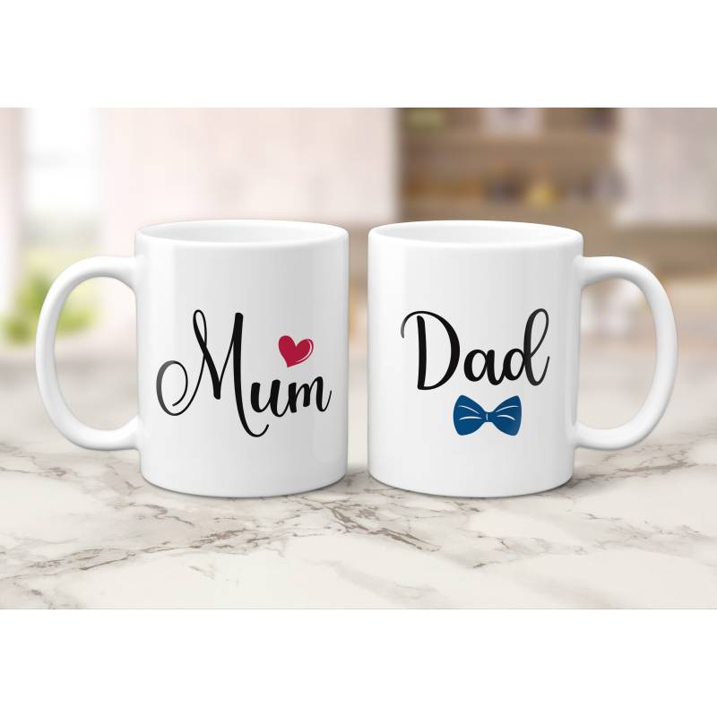 Mum and Dad and Any Message - Personalised Mug