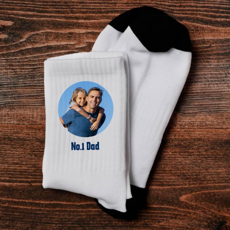 Any Photo and Message - Personalised Socks