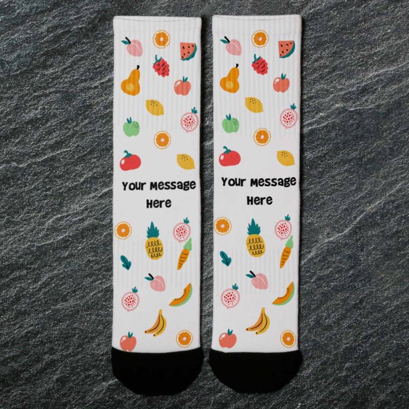 Fruits - Personalised Socks