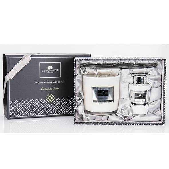 Lemongrass Fusion Luxury Candle & Diffuser - Newgrange