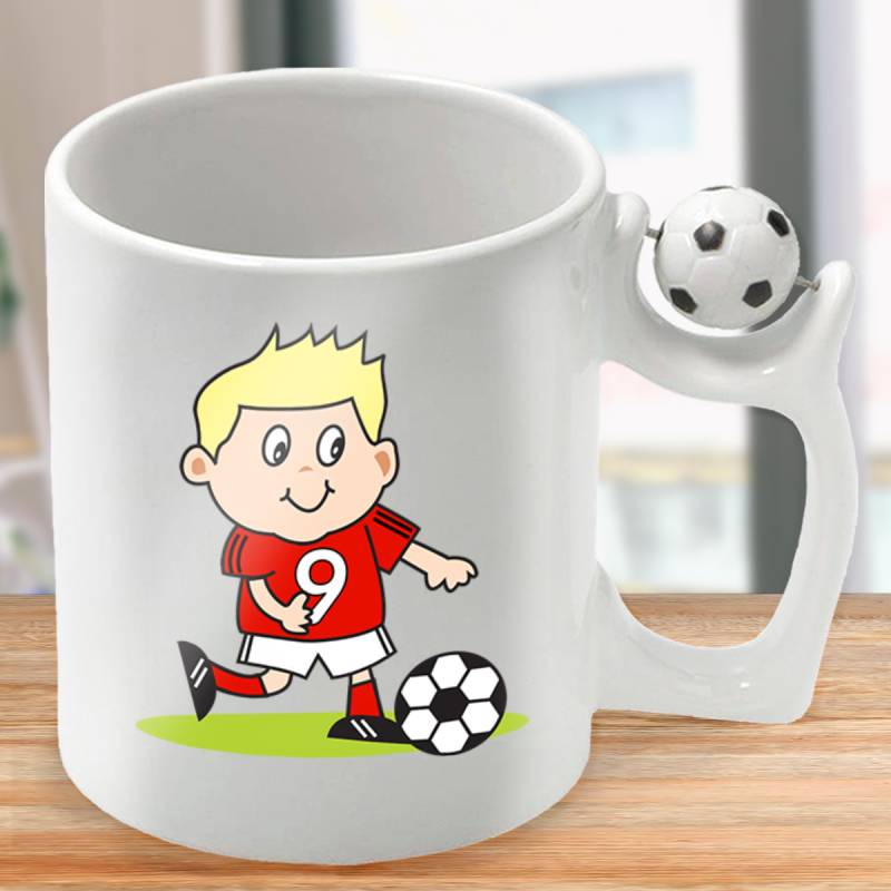 Footy Boy Personalised Mug