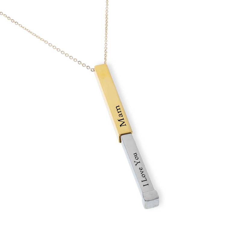 Personalised Secret Message Bar Necklace