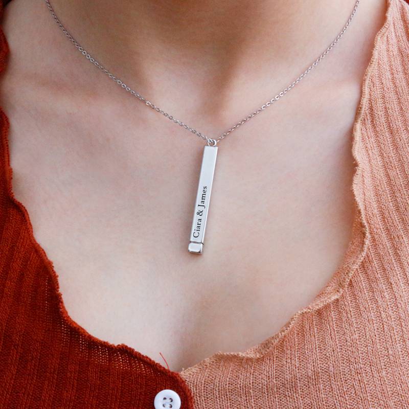 Personalised Secret Message Bar Necklace