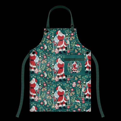 Christmas Apron - Santa With Sack