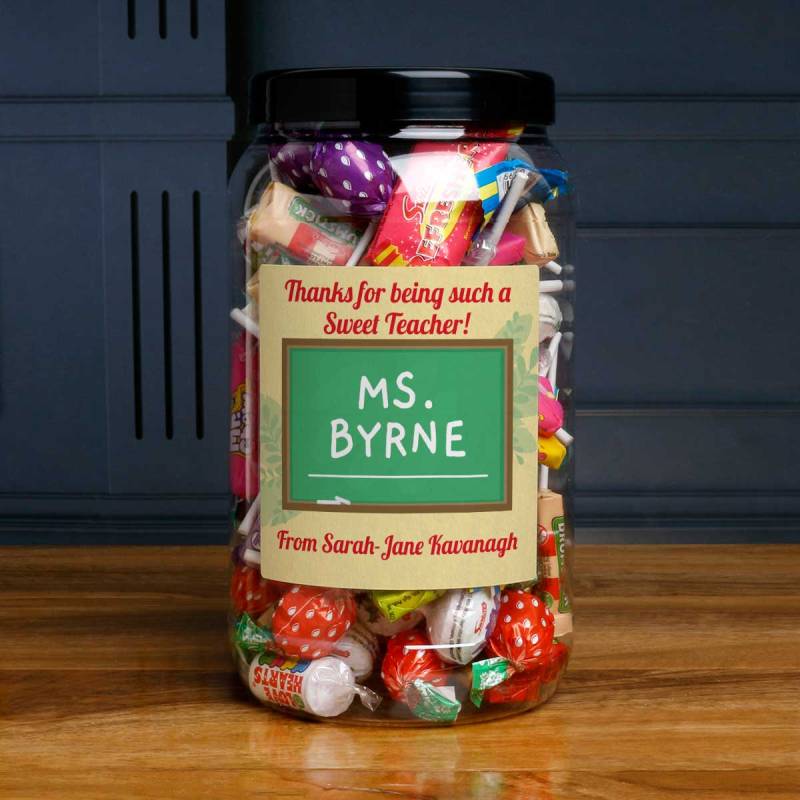 Sweet Teacher - Personalised Sweets Jar