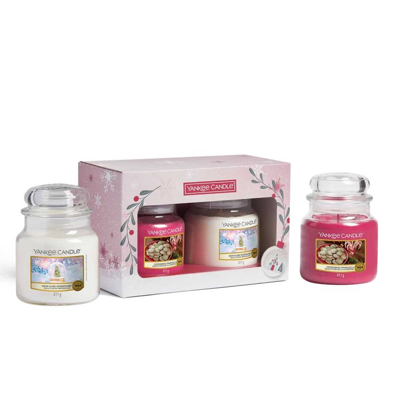 Yankee Candle - Snow Globe Wonderland 2 x Medium Jar Gift Set