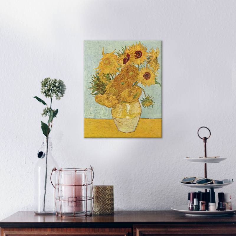 Sunflowers by Vincent Van Gogh - Stretched Canvas