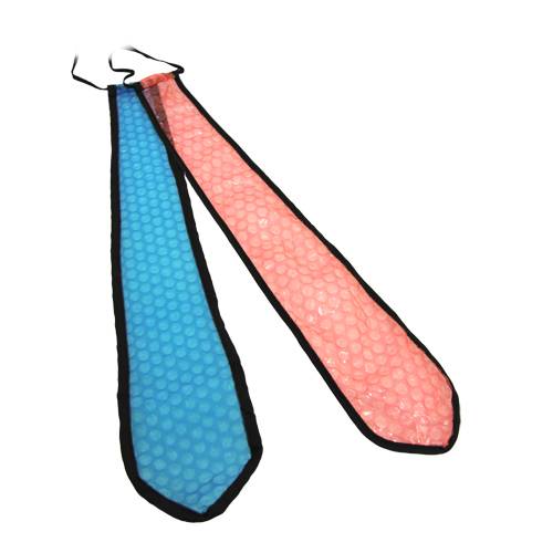 Bubble Wrap Tie Set of 2 - Pink/Blue