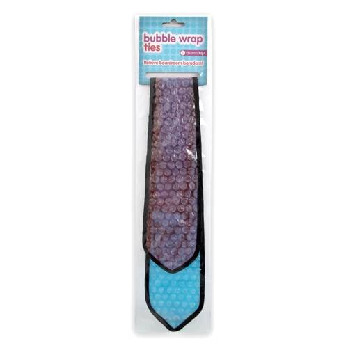 Bubble Wrap Tie Set of 2 - Pink/Blue