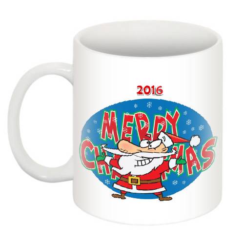 Merry Christmas Santa Personalised Mug