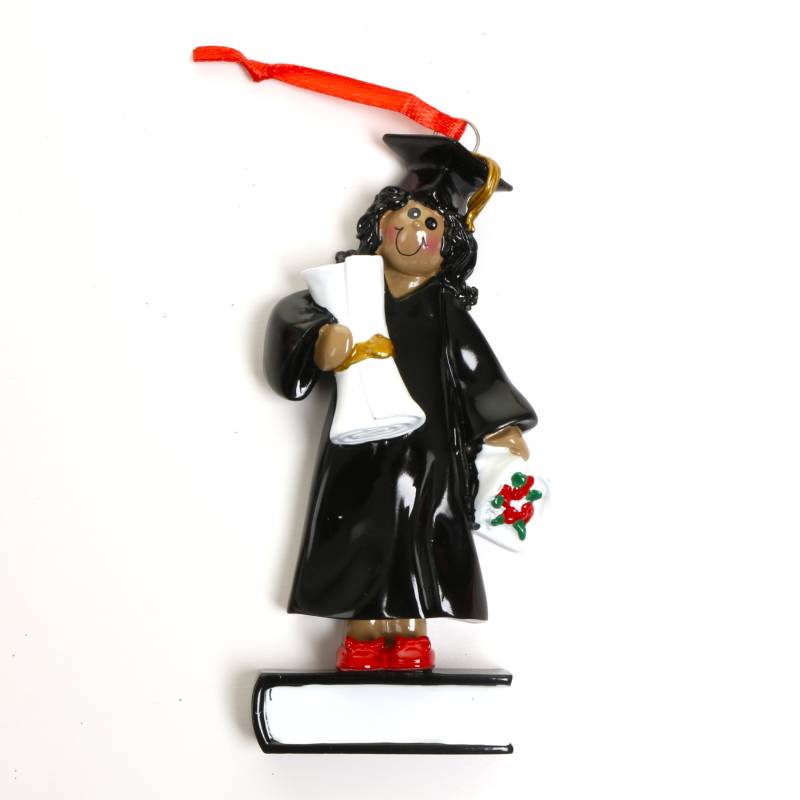 Personalised Ornament - Ethnic Graduate Girl- Graduation