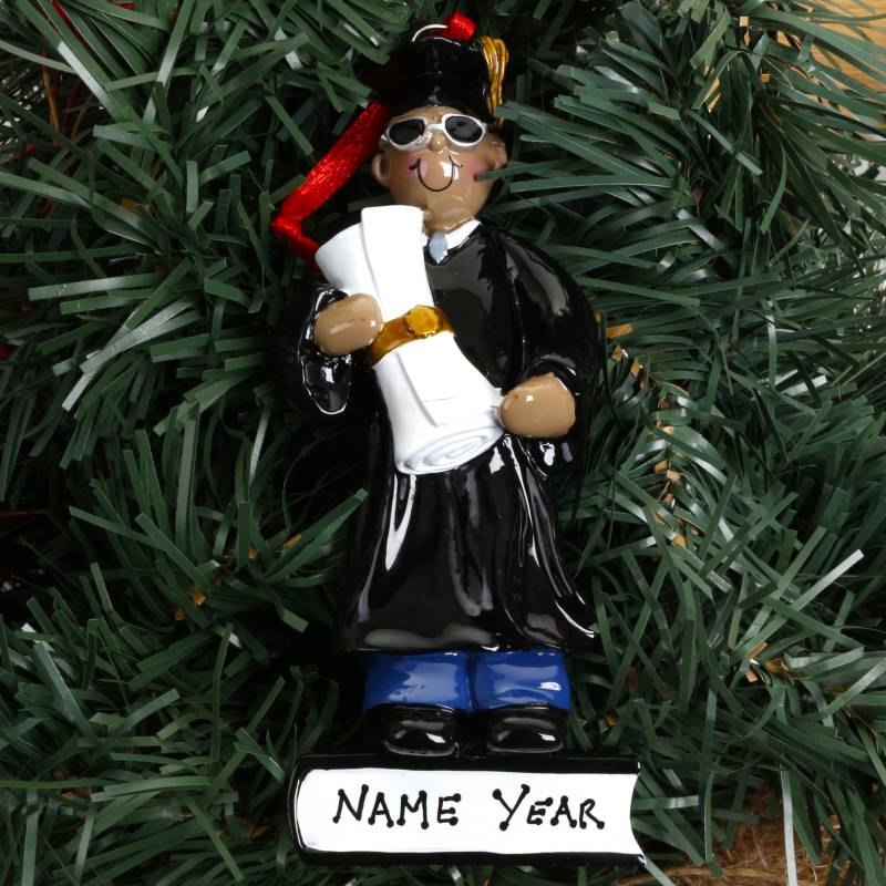 Personalised Ornament - Ethnic Graduate Boy- Graduation