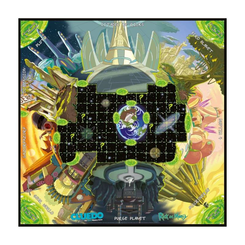 Rick And Morty Cluedo Mystery Board Game