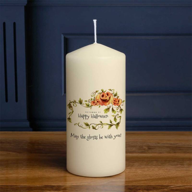 Pumpkin Vines - Personalised Candle