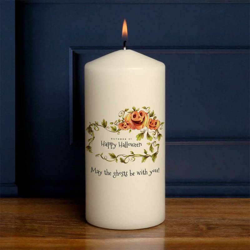 Pumpkin Vines - Personalised Candle