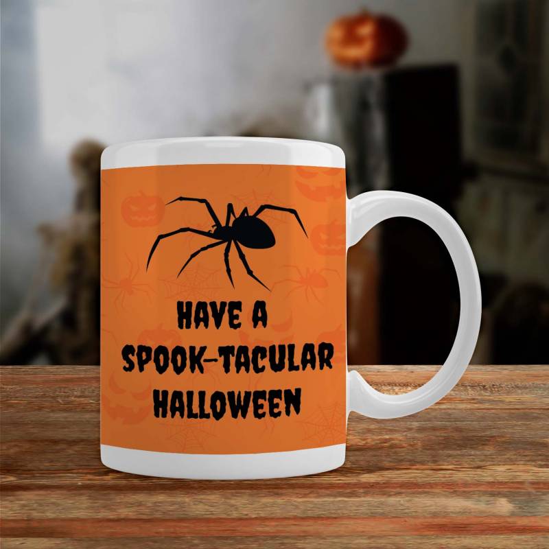 Any Message Happy Halloween - Personalised Mug