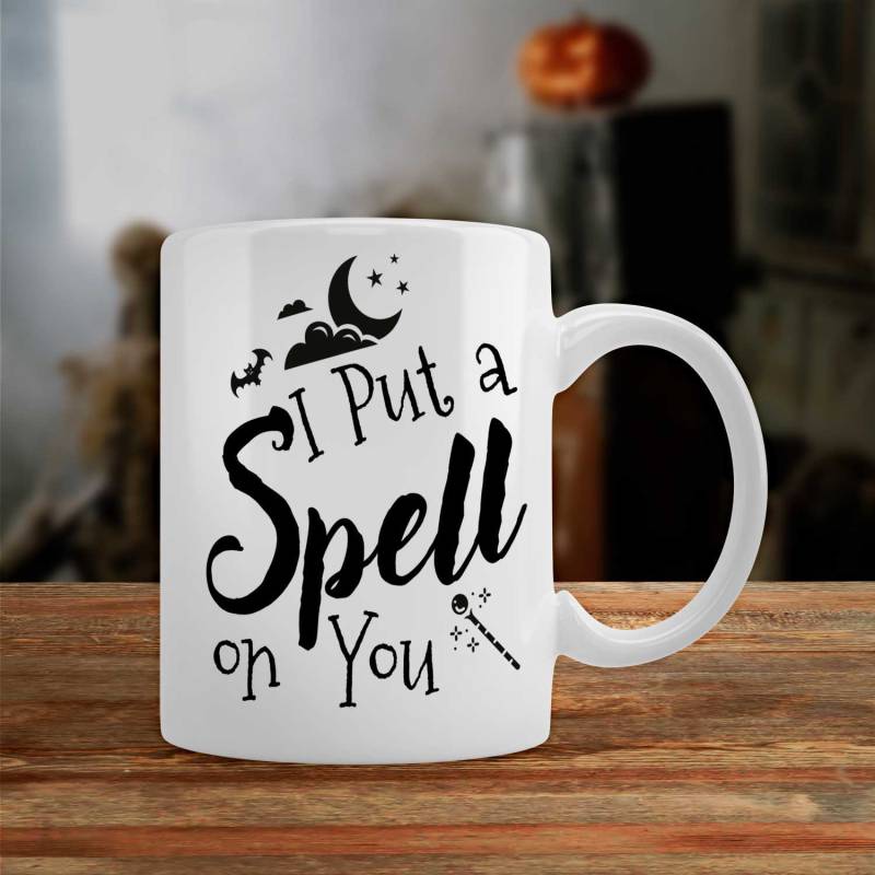 Any Message And Photo I Put A Spell On You - Personalised Mug