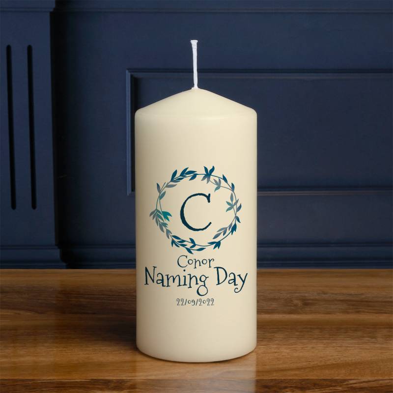 Naming Day - Personalised Candle