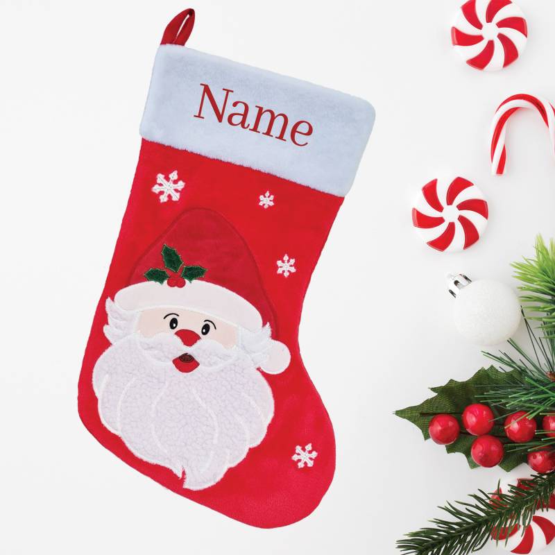 Santa Personalised Christmas Stocking