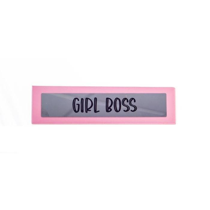 Wooden Desk Sign - Girl Boss