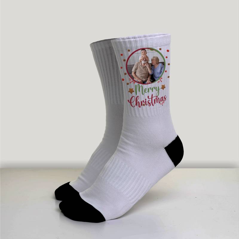 Merry Christmas - Personalised Christmas Socks