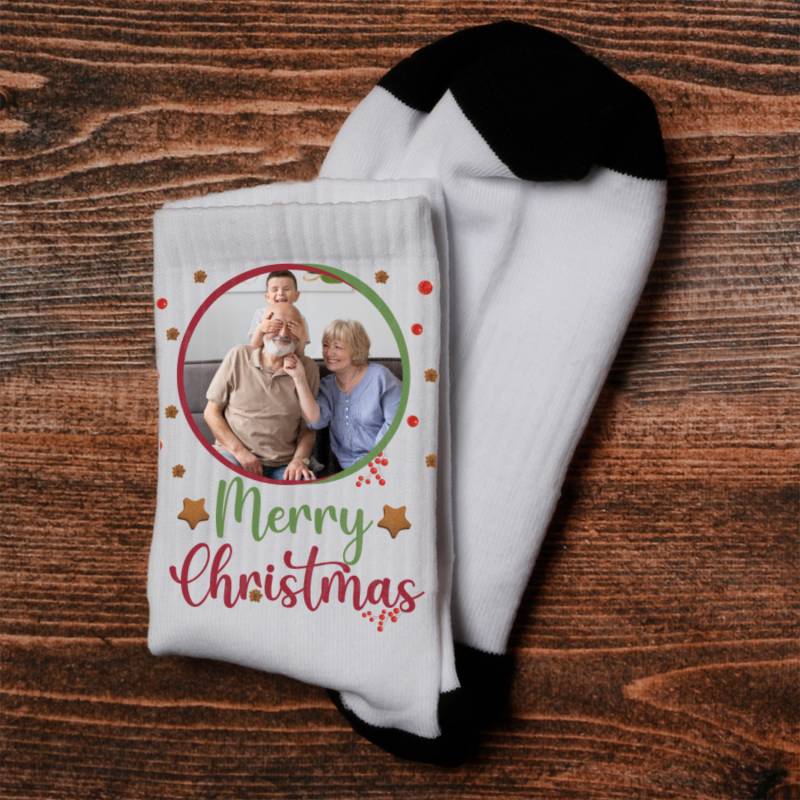 Merry Christmas - Personalised Christmas Socks