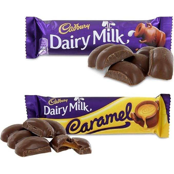 Cadbury's Dairy Milk Egg & 2 Caramel Bars 245g