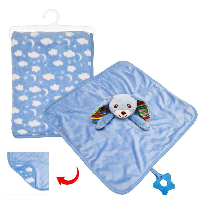 Personalised Puppy & Bunny Comforter Set