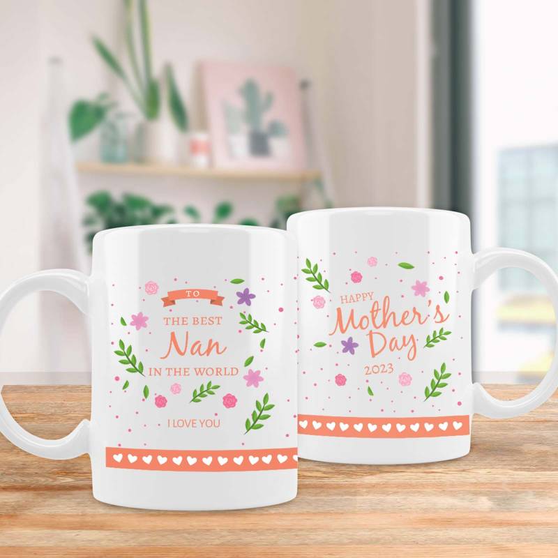 To The Best Nana In The World - Personalised Mug