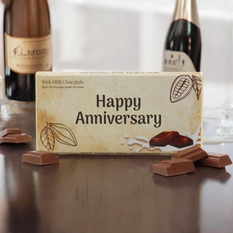 Happy Anniversary - Irish Milk Chocolate Bar 75g