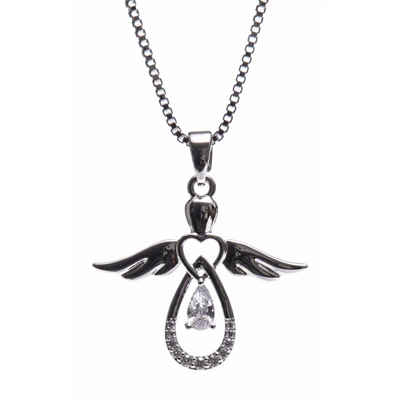 Silver Guardian Angel Pendant - Newgrange