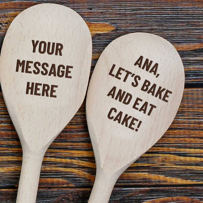 Any Text - Personalised Wooden Spoon