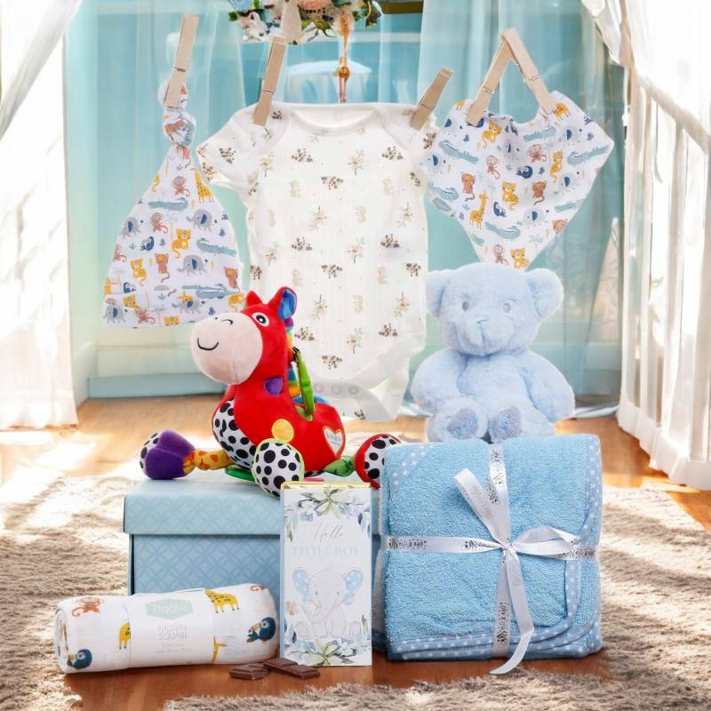 Hello Baby Boy Gift Hamper