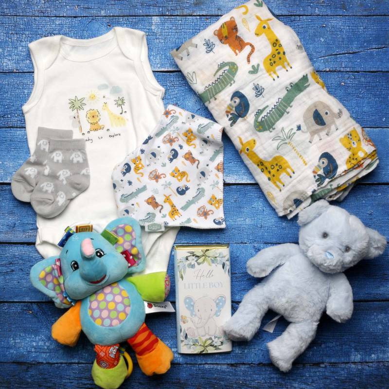 Hello Baby Boy Gift Hamper