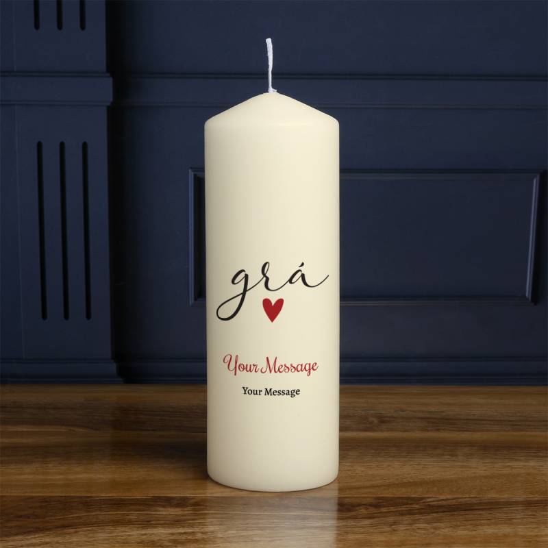 Grá - Personalised Candle