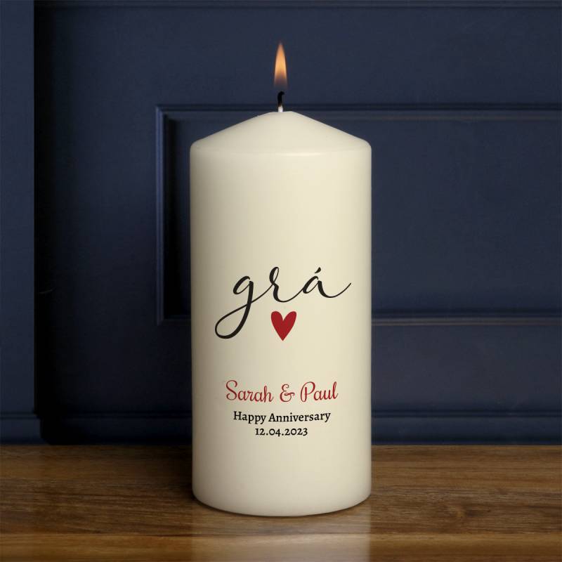 Grá - Personalised Candle