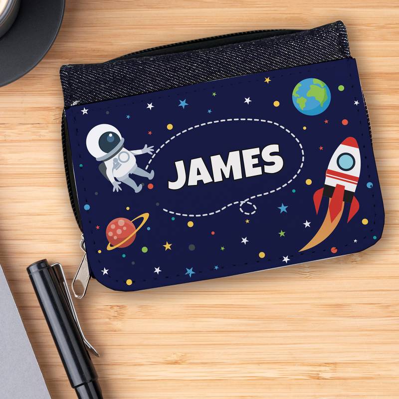 Any Name Universe Design - Jeans Personalised Wallet