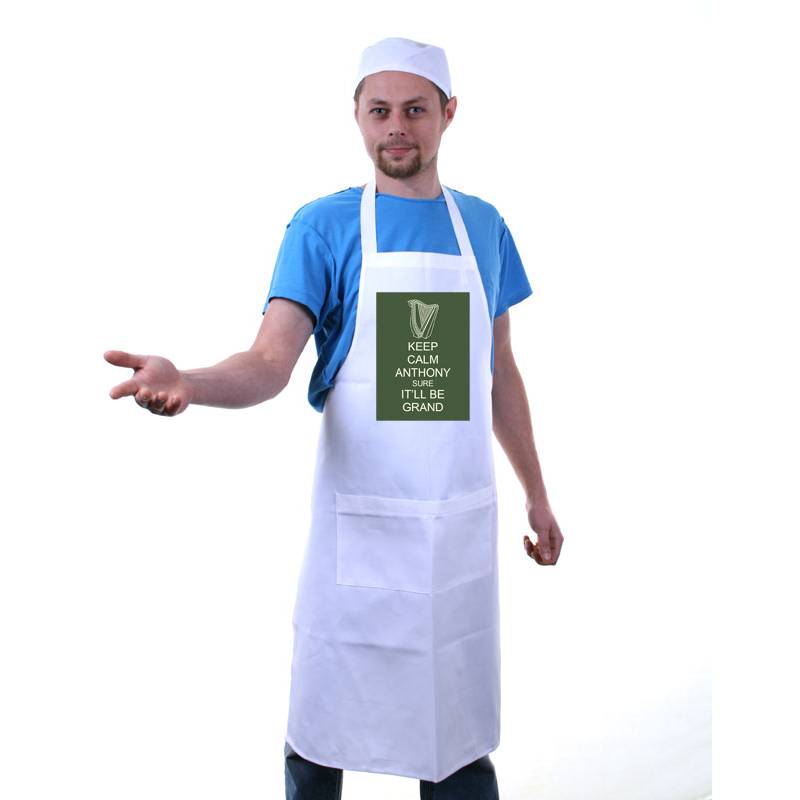 Keep Calm Personalised Apron