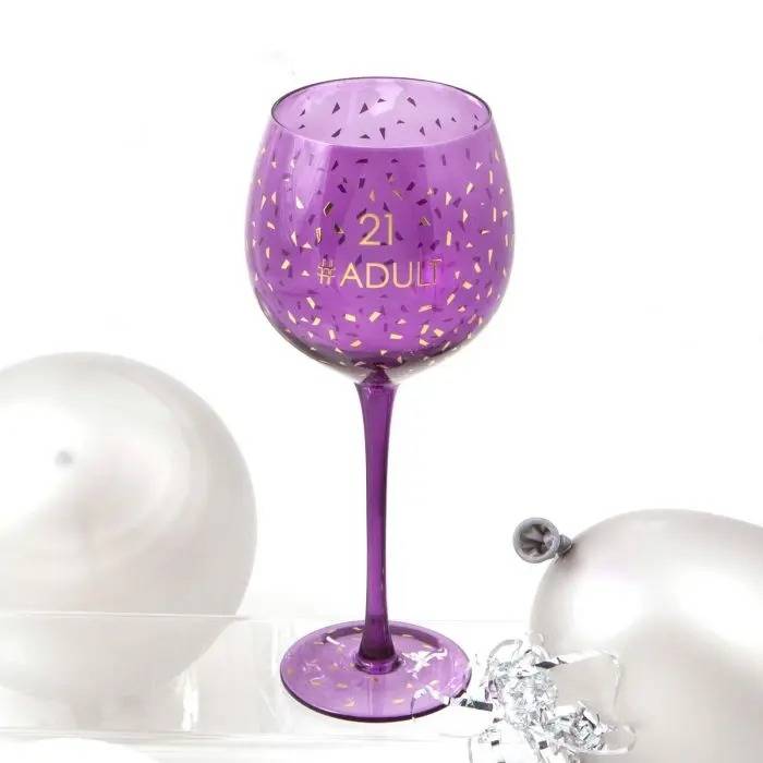 Opulent Wine Glass - Age 21