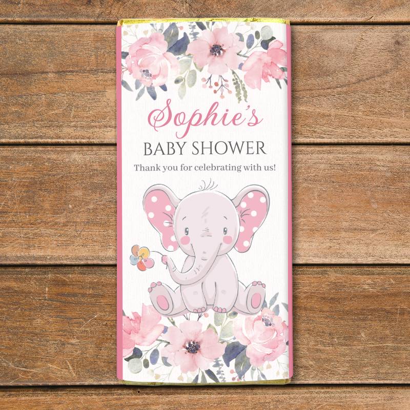 Hello Baby Girl - Personalised Chocolate Bar