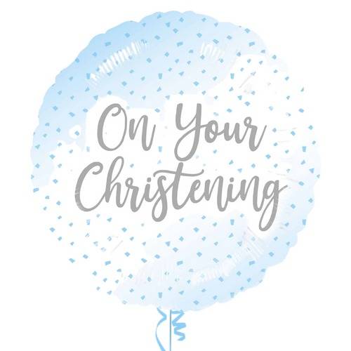 On Your Christening Blue Balloon in a Box