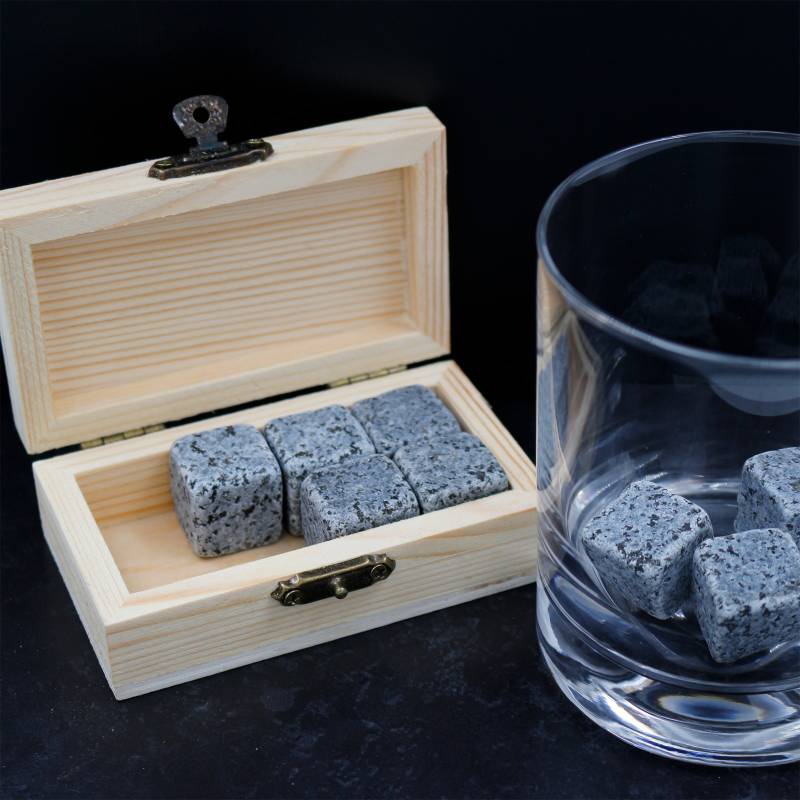 Any Name and Message - Whiskey Cooling Stones (8pcs set)