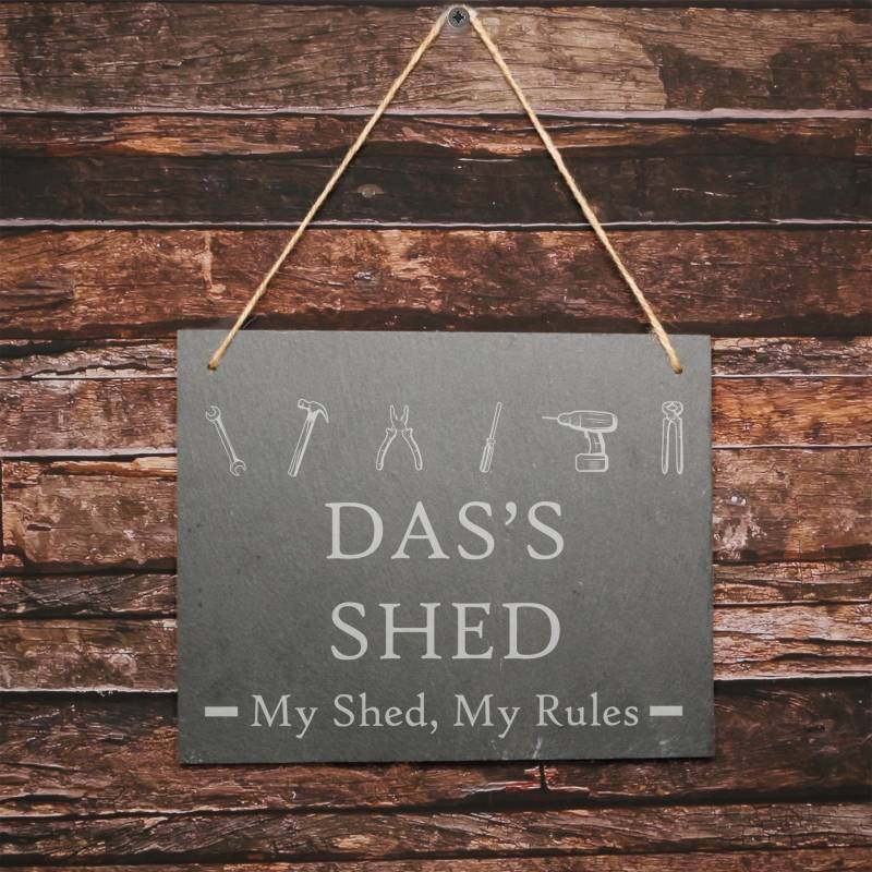 Any Text Tools Design - Personalised Large Hanging Slate