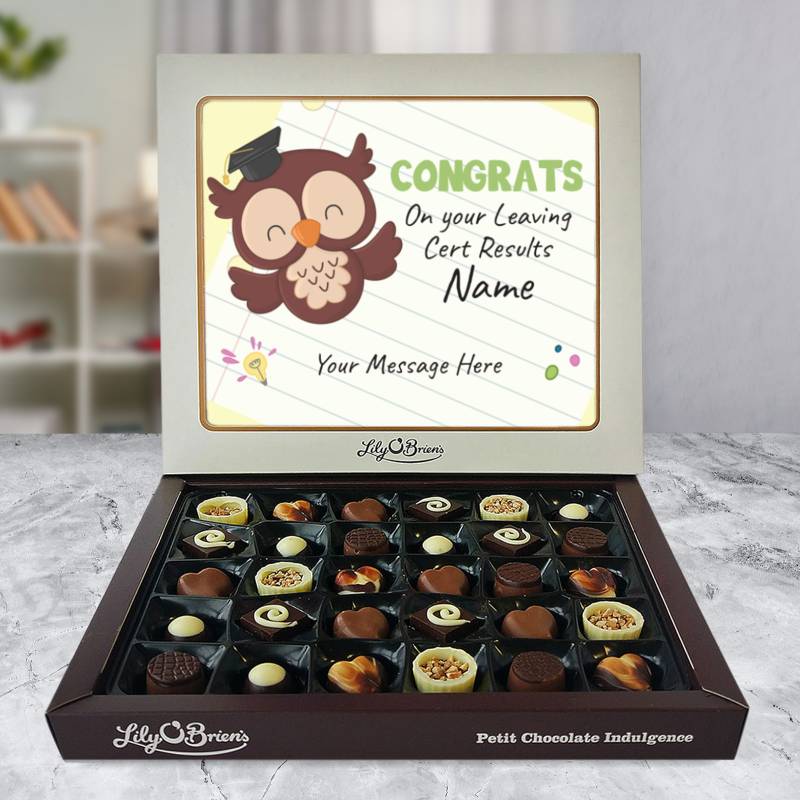 Leaving Cert Results Congrats - Personalised Chocolate Box 290g