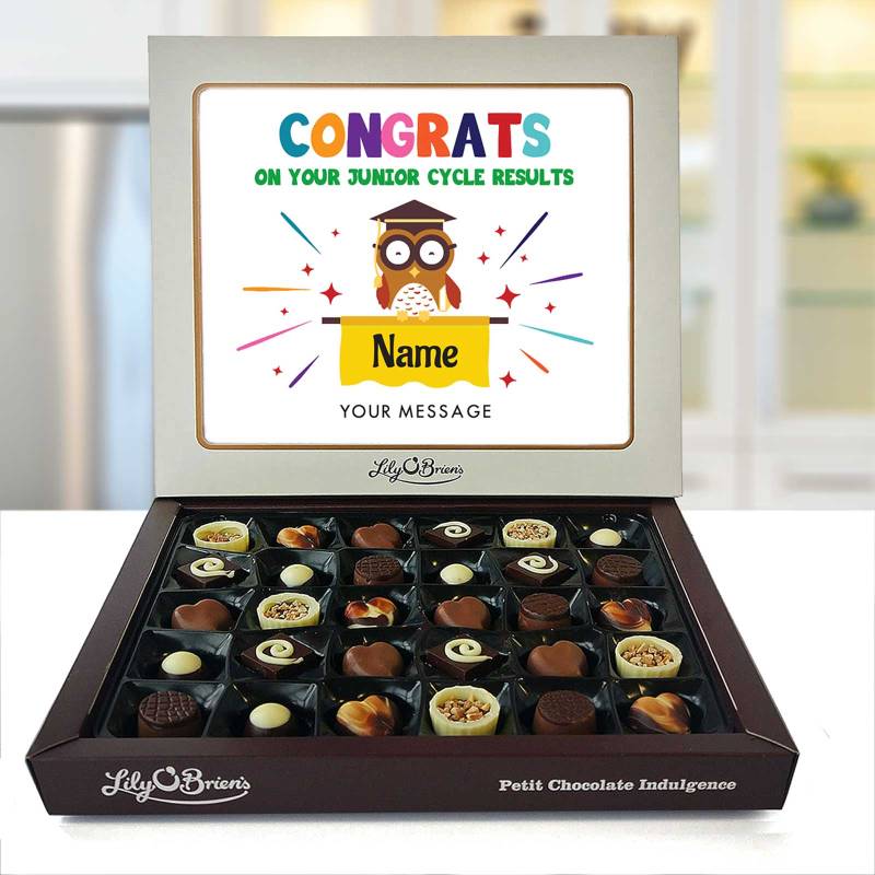 Junior Cert Results - Personalised Chocolate Box 290g