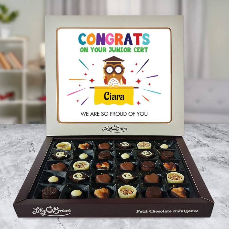 Junior Cert Results - Personalised Chocolate Box 290g