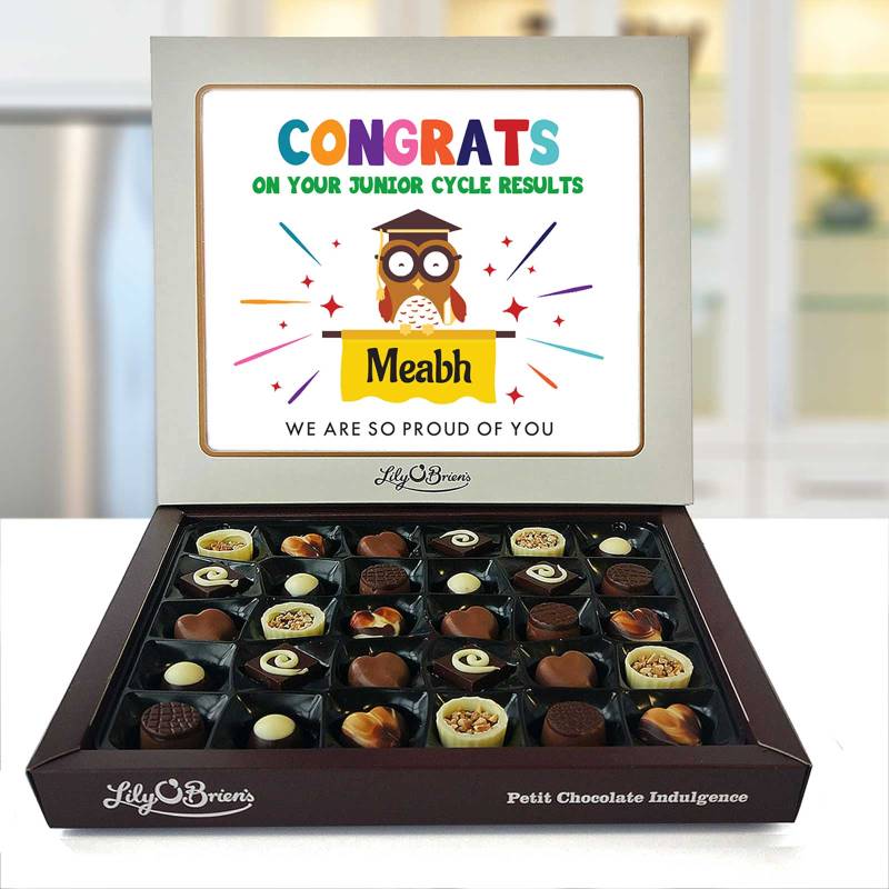 Junior Cert Results - Personalised Chocolate Box 290g