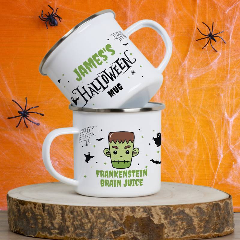 Name's Halloween Mug, Spooky Juice - Personalised Enamel Mug_DUPLICATE