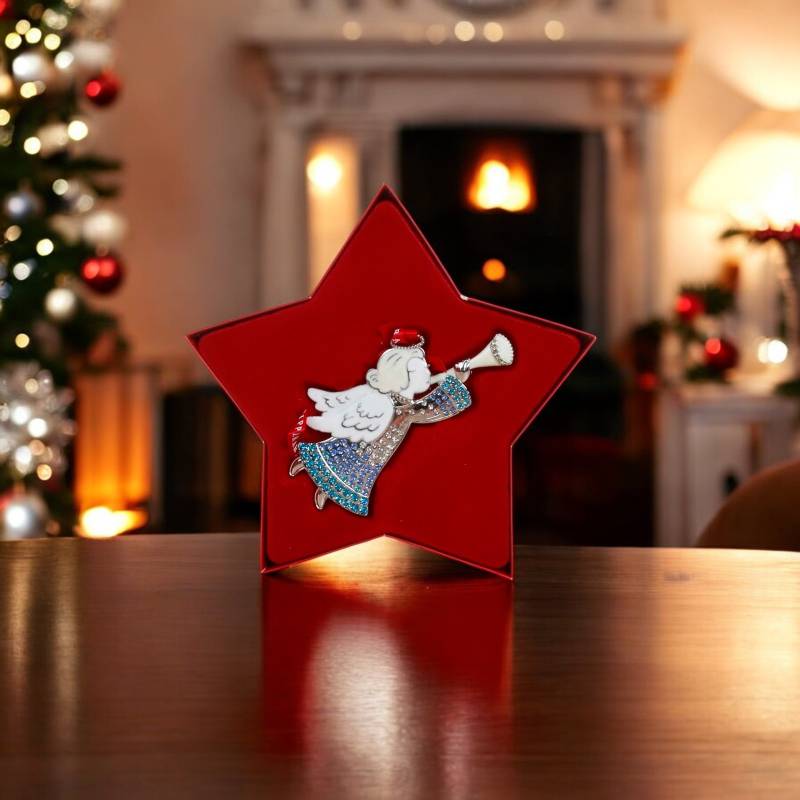 Tipperary Crystal Sparkle Angel Decoration